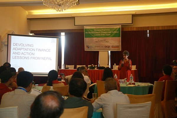 Discussion Programme on Devolving Climate finance and Actions: Lessons from Nepal