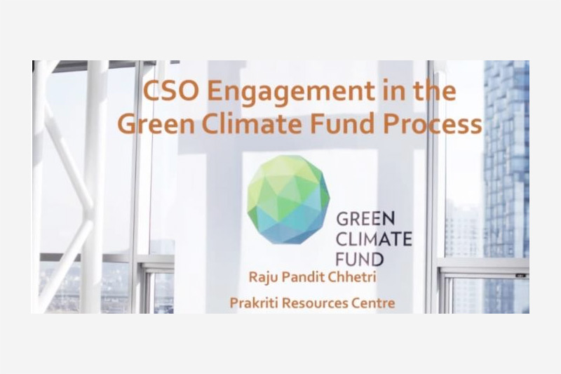 Green Climate Fund (GCF): Opaque process