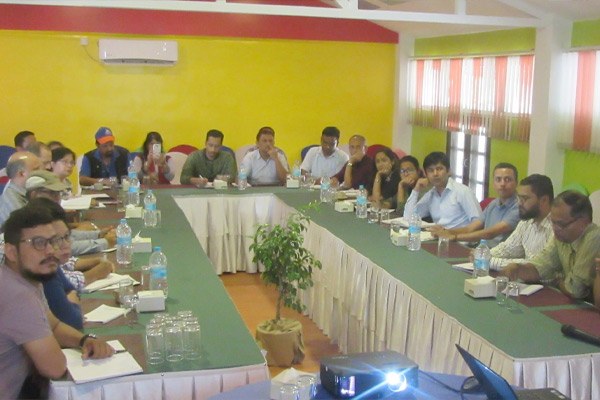 Interaction program on ‘Climate Finance in National Budget of Nepal.’