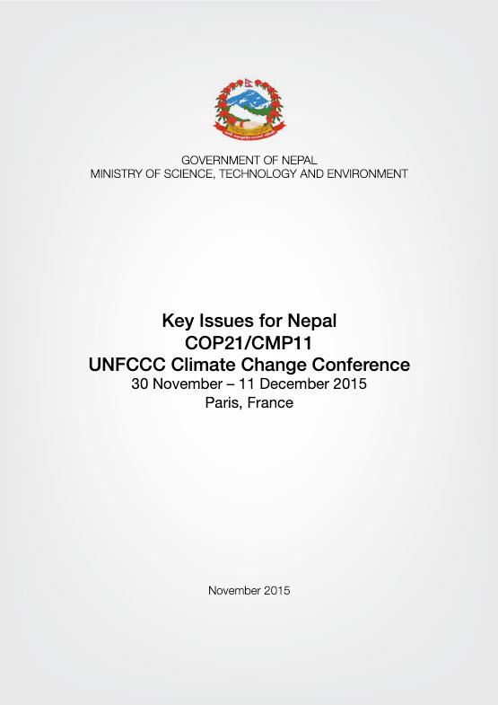 Key Issues For Nepal COP21/ CMP11