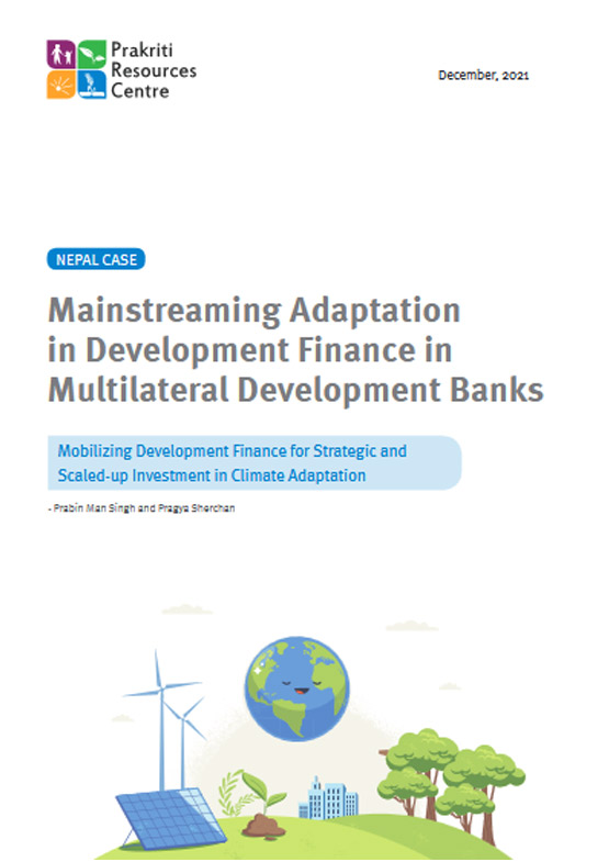 Mainstreaming Adaptation in Development Finance in Multilateral Development Banks