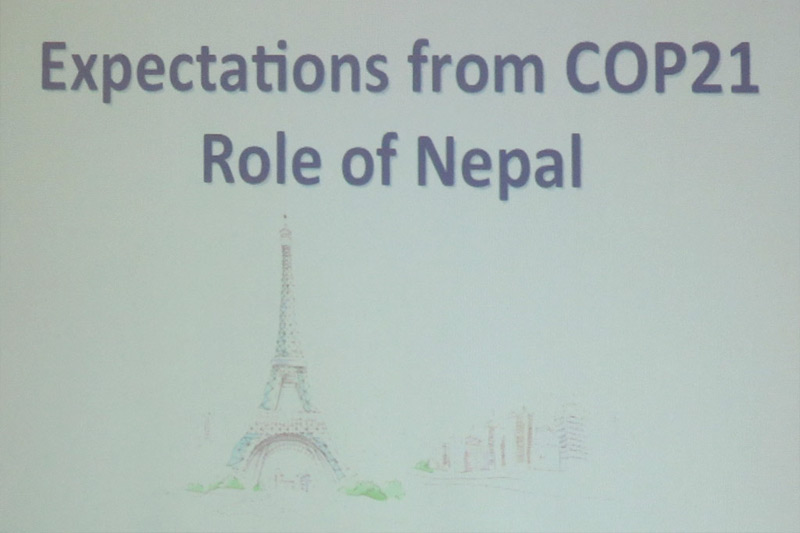 Nepal’s UNFCCC COP21 Position