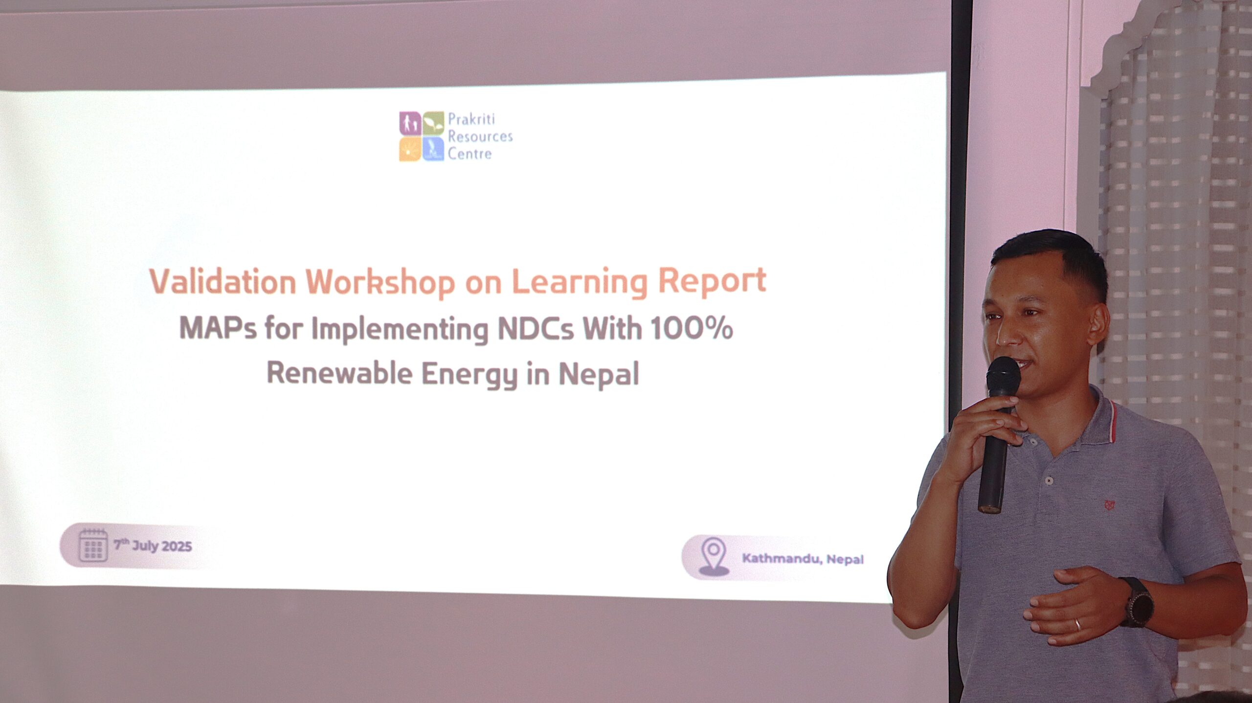 Validation Workshop on Learning Report: MAPs for Implementing NDCs With 100% Renewable Energy in Nepal