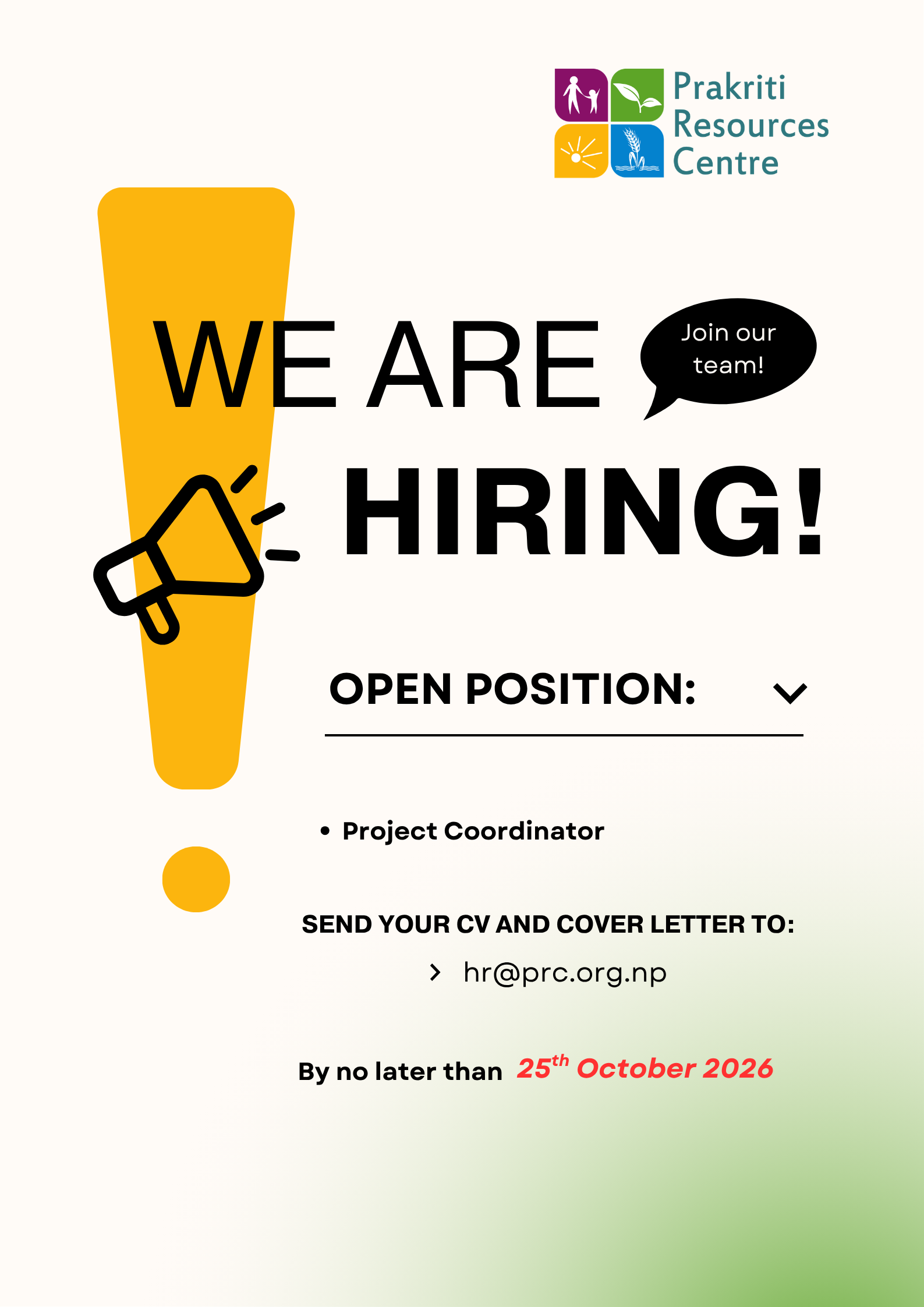 !!!Opportunity Alert!!!